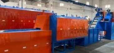 Автоматическая проходная печь для термической обработки
