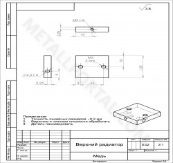 Медные теплоотводы