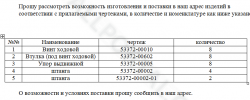 Винт ходовой